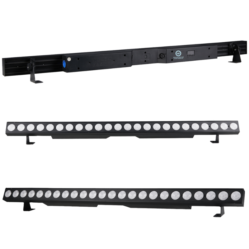 Light4Me Spectra CREE -valopalkki 24x6W RGBWA-UV
