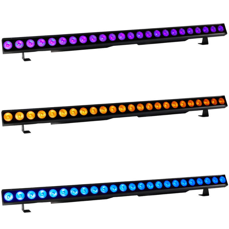 Light4Me Spectra CREE -valopalkki 24x6W RGBWA-UV