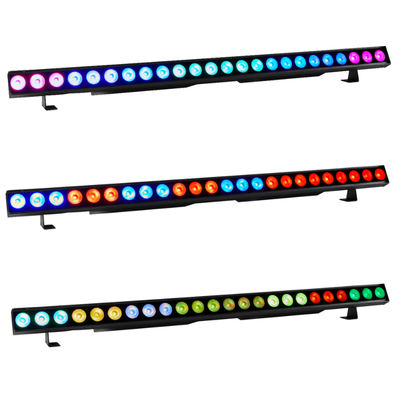 Light4Me Spectra CREE -valopalkki 24x6W RGBWA-UV