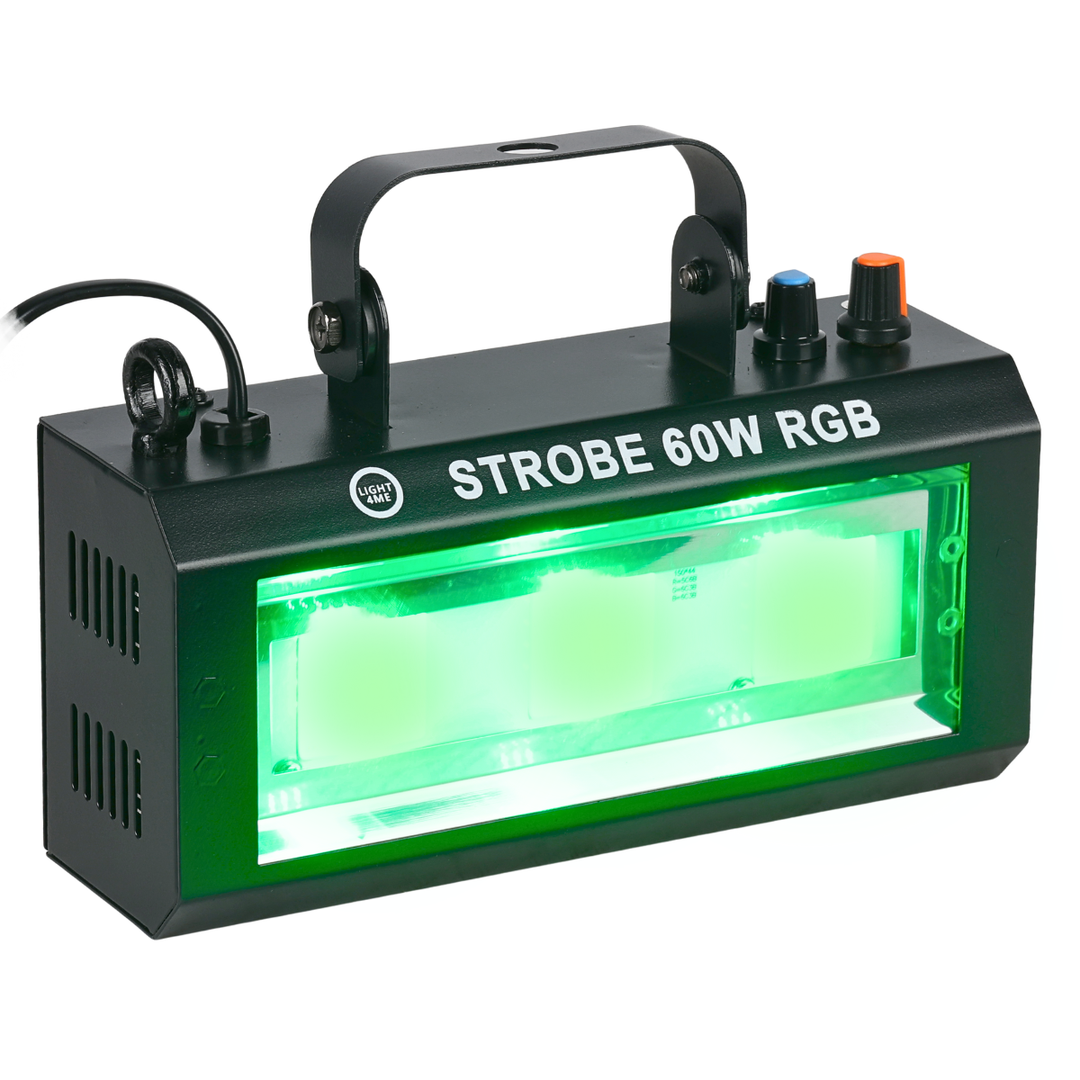 LIGHT4ME STROBE 60W RGB strobe valotehoste