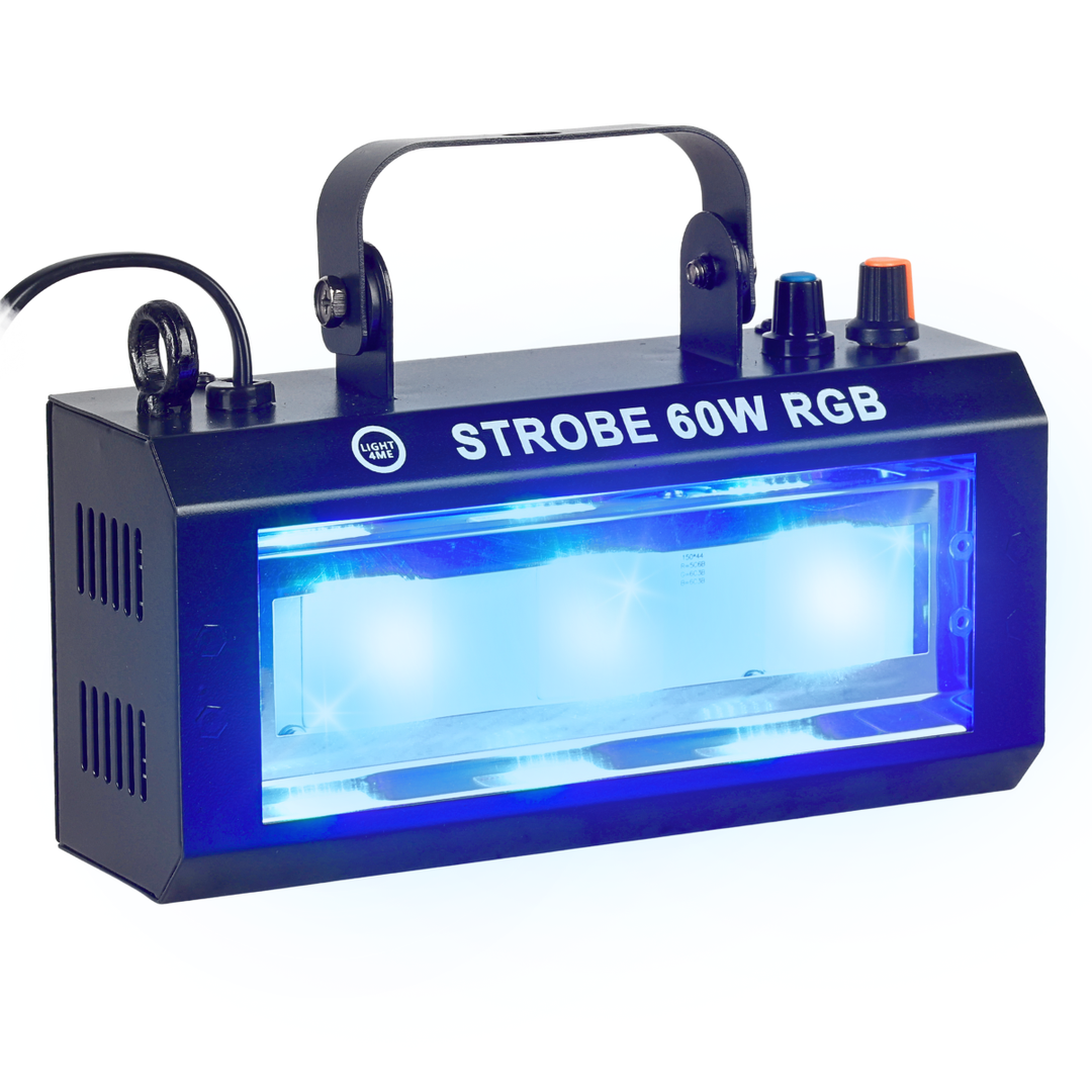 LIGHT4ME STROBE 60W RGB strobe valotehoste