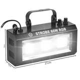 LIGHT4ME STROBE 60W RGB strobe valotehoste