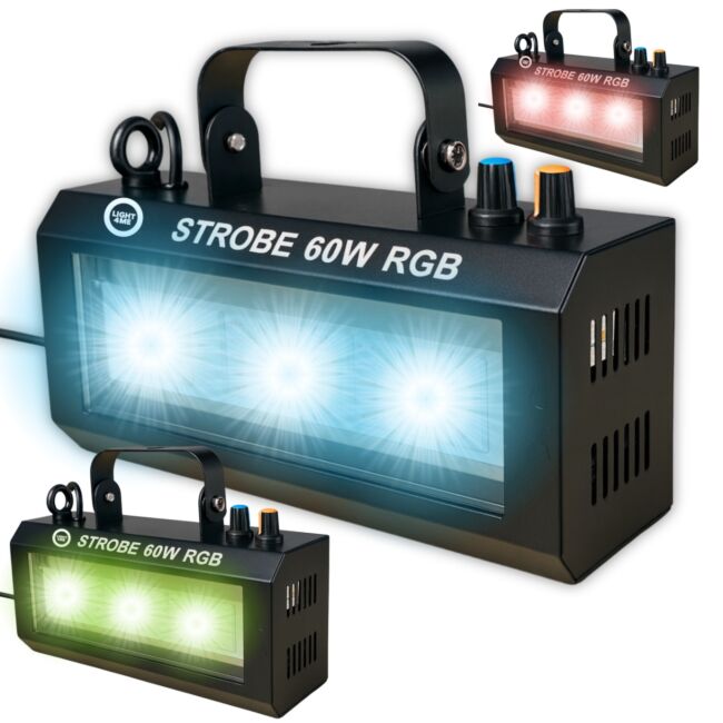 LIGHT4ME STROBE 60W RGB strobe valotehoste