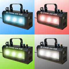 LIGHT4ME STROBE 60W RGB strobe valotehoste
