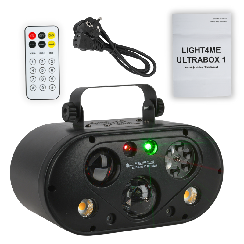 LIGHT4ME ULTRABOX 1 RGBA 6 LED moniefektilamppu
