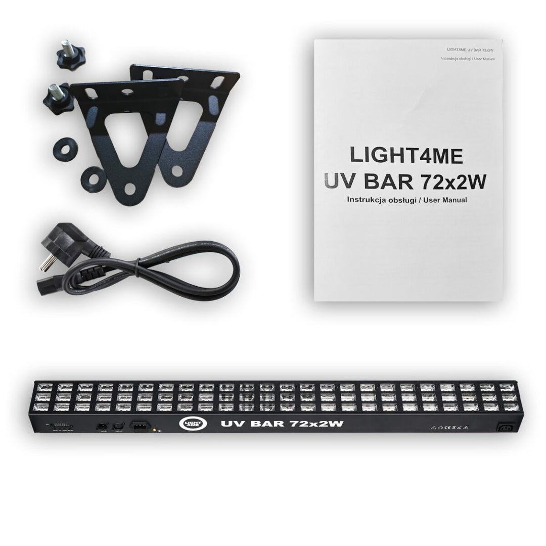 Light4Me UV-valopalkki 72 x 2 W