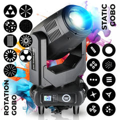 LIGHT4ME VENOM HYBRID 280W hybridiliikkuva pää