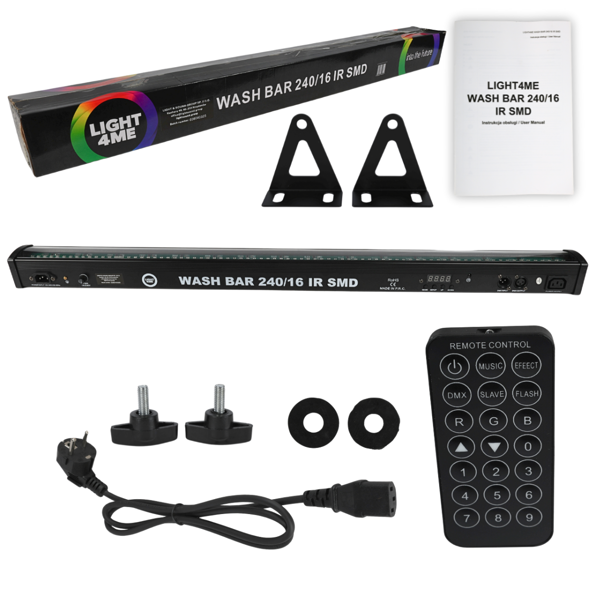 LIGHT4ME VASKEBAR 240/16 IR SMD-valonauha