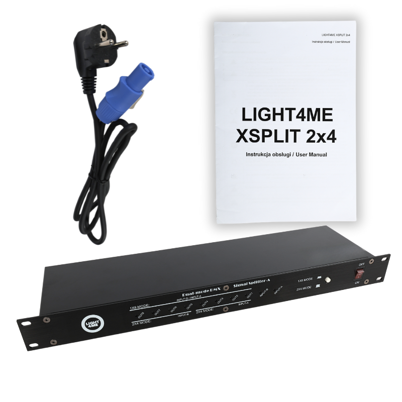 Light4Me XSPLIT 2x4 DMX-jakaja
