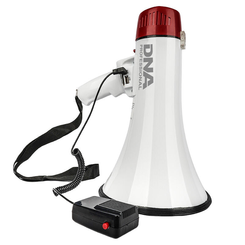 DNA MEGA1 megafoni 30W, jossa Bluetooth, USB, AUX & MicroSD