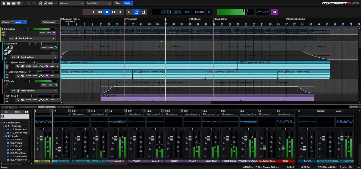 Mixcraft 9 PRO Studio