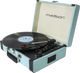 Madison Vintage Levysoitin Bluetoothilla (Vaaleansininen)