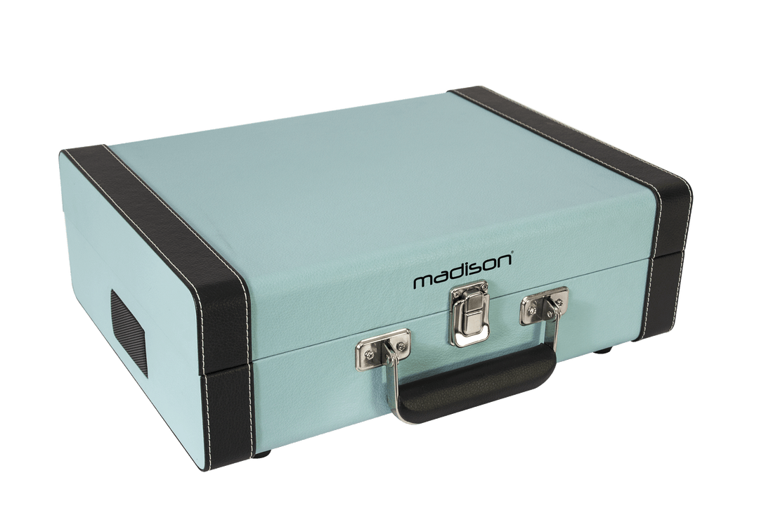 Madison Vintage Levysoitin Bluetoothilla (Vaaleansininen)