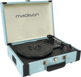 Madison Vintage Levysoitin Bluetoothilla (Vaaleansininen)