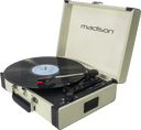 Madison Vintage Levysoitin Bluetoothilla (Kermanvärinen)