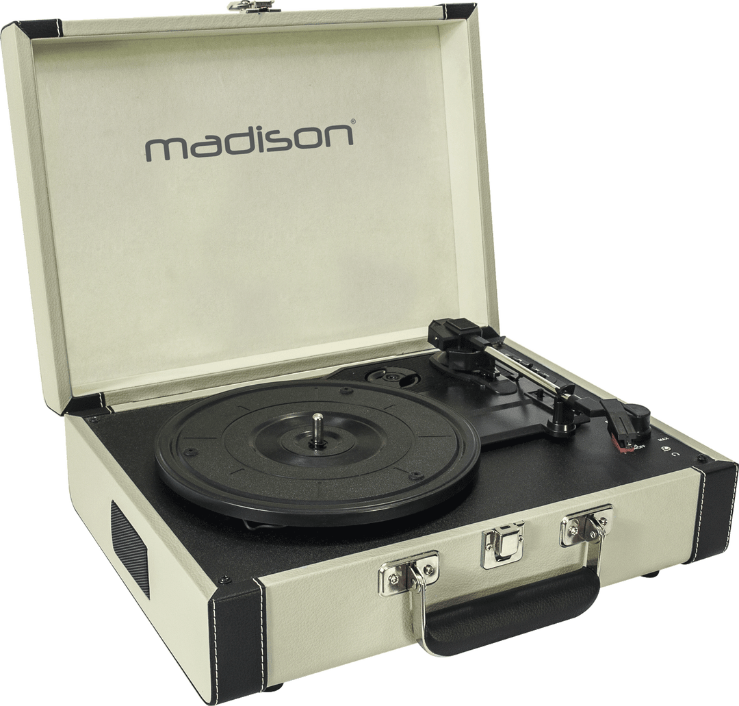 Madison Vintage Levysoitin Bluetoothilla (Kermanvärinen)