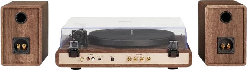 Crosley C65 Levysoitin kaiuttimilla, pähkinä