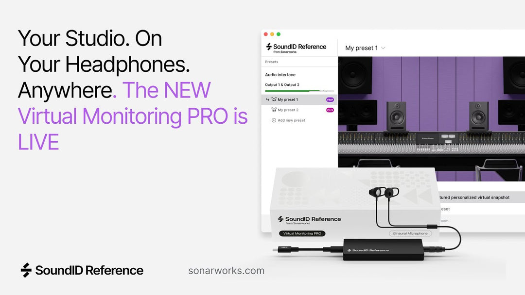 SoundID Reference virtuaalinen monitorointi PRO