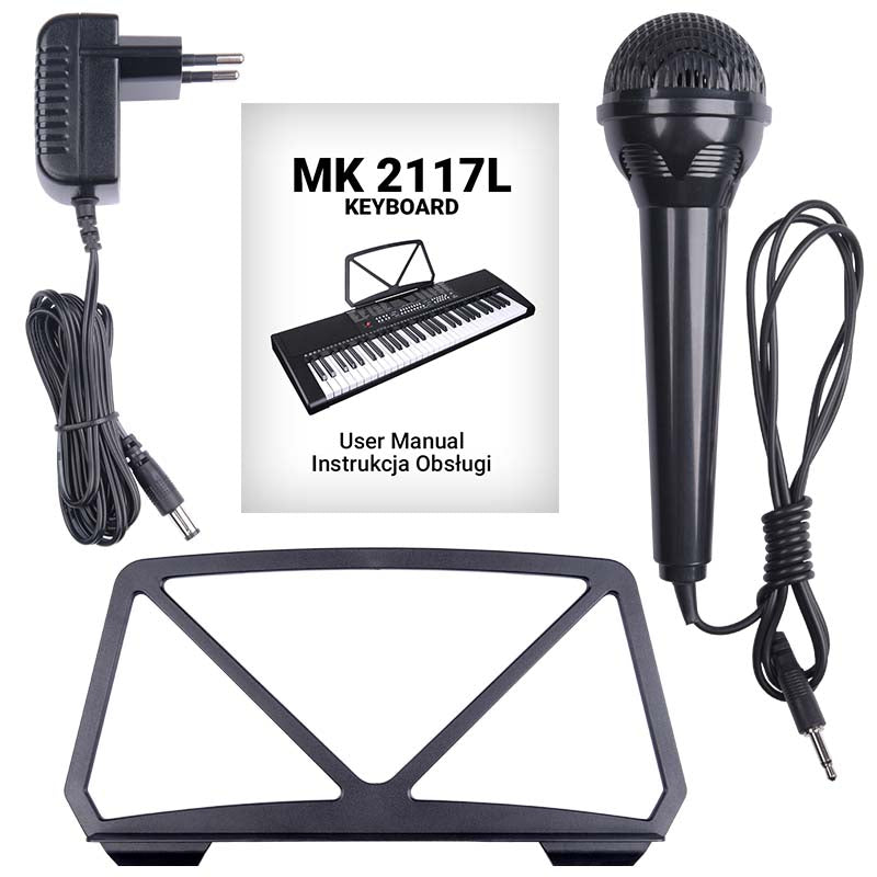 Kosketinsoittimet m. LED (61 Tangenter)