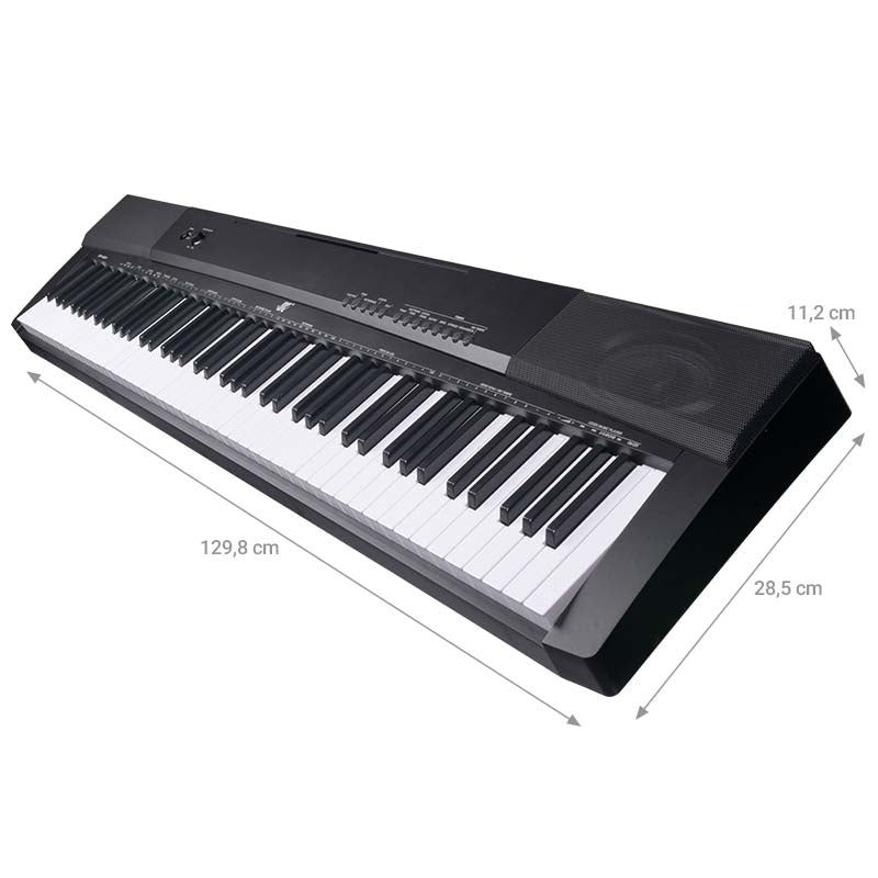 MK DP 881 digitalklaver opettelunäppäimet