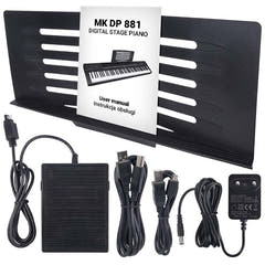 MK WP 881 digipiano oppimisnäppäimet