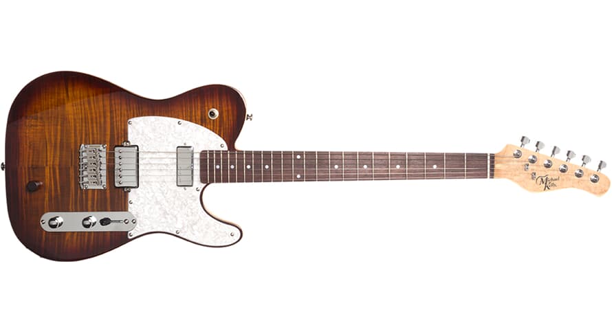 Michael Kelly Hybrid 55 -hybridikitara, Tigers Eye Burst