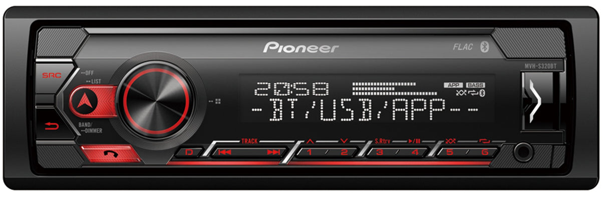 Pioneer MVH-S320BT Bluetooth älypuhelinliitettävyys
