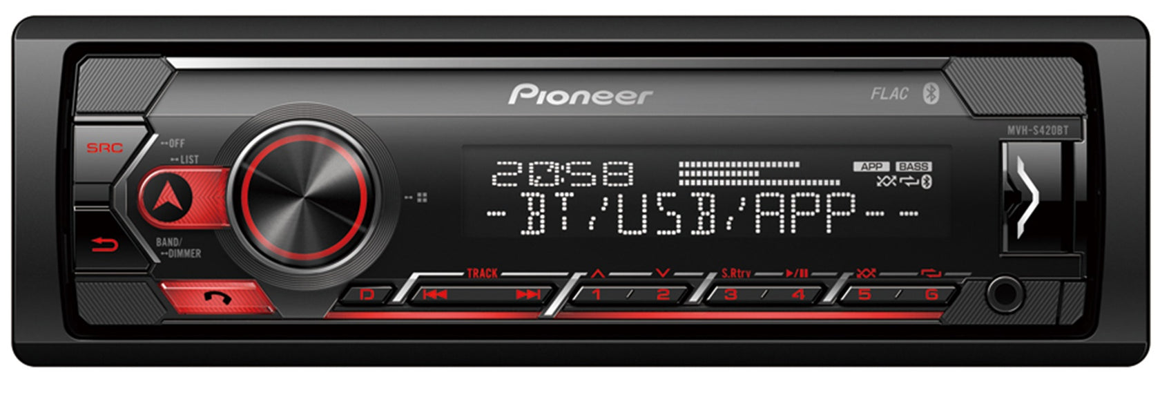 Pioneer MVH-S420BT Bluetooth älypuhelinliitettävyys
