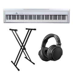 Grooveland P450 Sähköpianopaketti (Valkoinen)