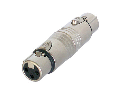 Neutrik Adapteri Liitin XLR Naaras XLR Naaraalle