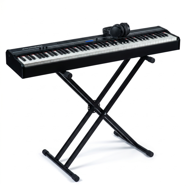 Grooveland FP80 Sähkö Piano Pack (Musta)