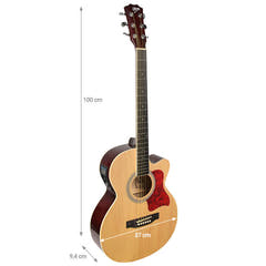 V-TONE EAG SET NT sähköinen akustinen kitara + vahvistin, Naturel