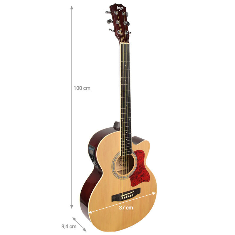 V-TONE EAG SET NT sähköinen akustinen kitara + vahvistin, Naturel