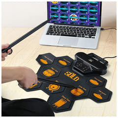 Roll-Up Elektroninen rumpusetti USB-C MP3