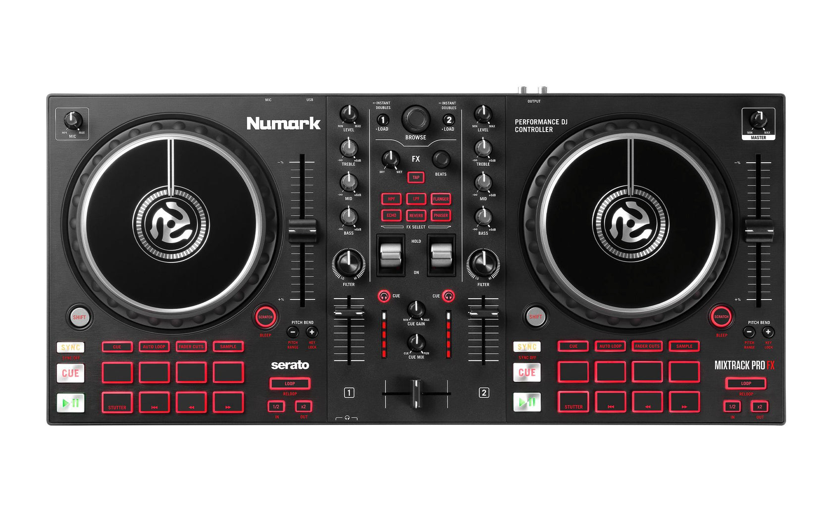 Numark Mixtrack-Pro-FX DJ -ohjain