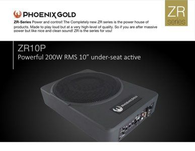 Phoenix Gold ZR10P Aktiivinen Subwoofer (400W)