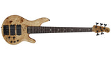 Michael Kelly Pinnacle 5 viisijousinen sähköbasso, Natural Burl