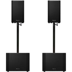 Pioneer DJ 2x XPRS-1152ST + 2x XPRS-102 -paketti