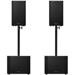 Pioneer DJ 2x XPRS-1152ST + 2x XPRS-122 -paketti