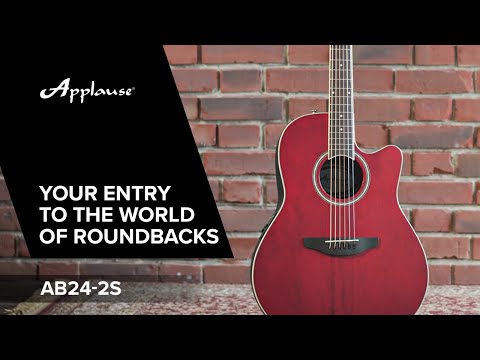 Applause E-Acoustic Kitarat AB24II CS Mid Cutaway - Ruby Red Satin (AB24-2S)