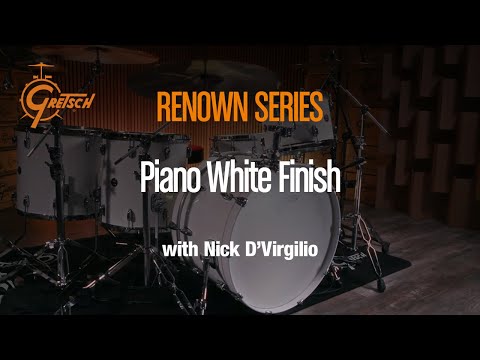 Gretsch Renown Maple 4-delt shell set 20", Piano White