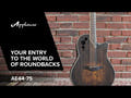 Applause sähköakustinen Guitar AE44II Mid Cutaway – Vintage Varnish Satin (AE44-7S)