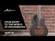 Applause E-Acoustic Guitar AE44II Mid Cutaway - Vintage Varnish Satin (AE44-7S)