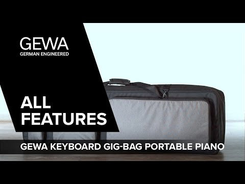 GEWA Kosketinsoittimet Gig-Bag Portable Piano - 134 x 38 x 12 cm