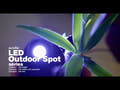 EUROLITE LED Ulkopuolinen Spot 15W RGBW with Stake