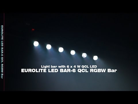 EUROLITE LED BAR-6 QCL RGBW-palkki