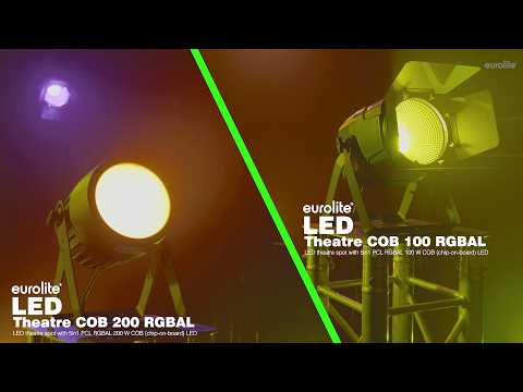 EUROLITE LED-teatteri COB 100 RGBAL