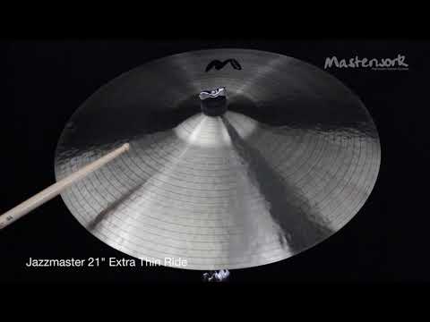 Masterwork Jazz Master 21" Ride-symbaalit Extra Thin