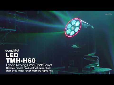 EUROLITE LED TMH-H60 Hybrid Liikkuvat päät Spot/Flower