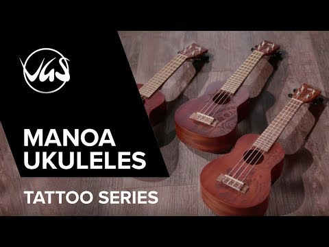 GEWA Soprano-ukulele Manoa Tattoo - Soprano (Maori Design)